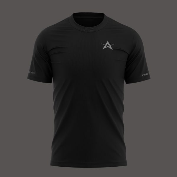 Annex Esports Black Casual Tee Embroidered - Image 4