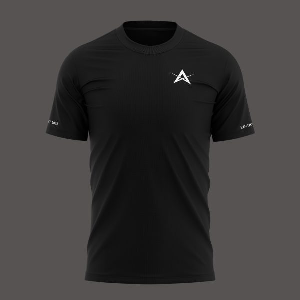 Annex Esports Black Casual Tee Embroidered - Image 5