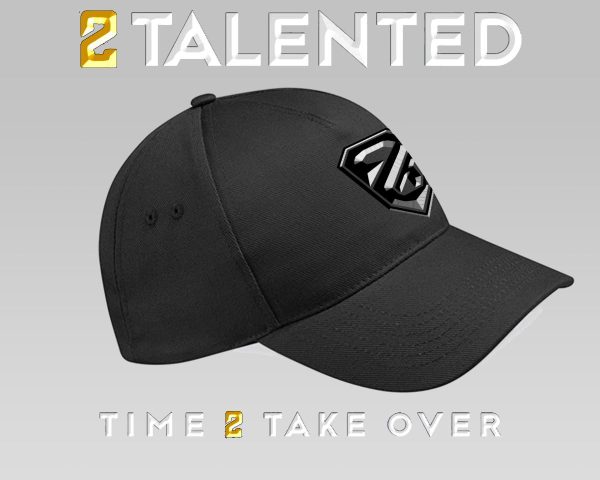 2 Talented 3D Embroidered Baseball Cap