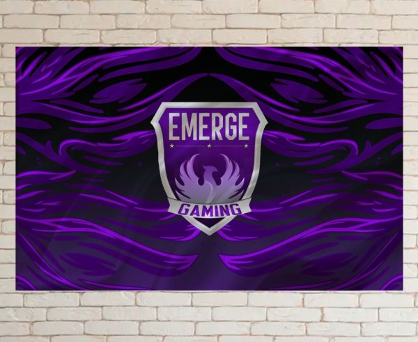 Emerge Gaming Wall Flag
