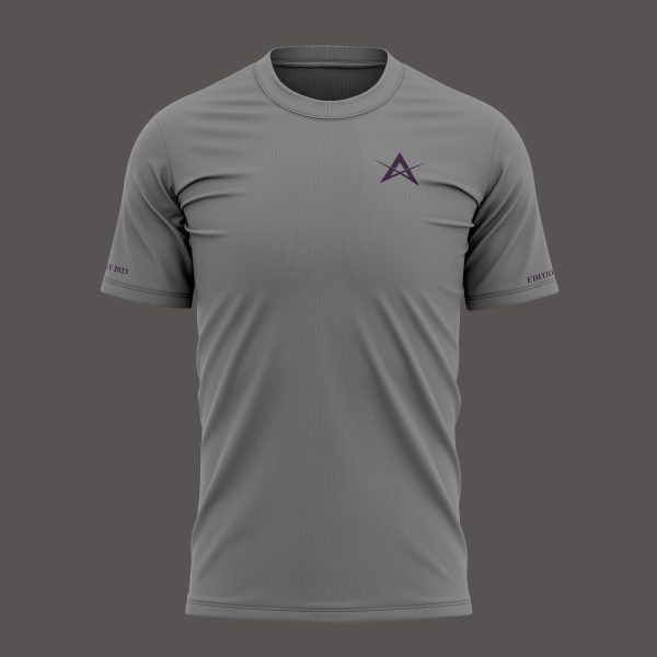 Annex Esports Grey Casual Tee Embroidered