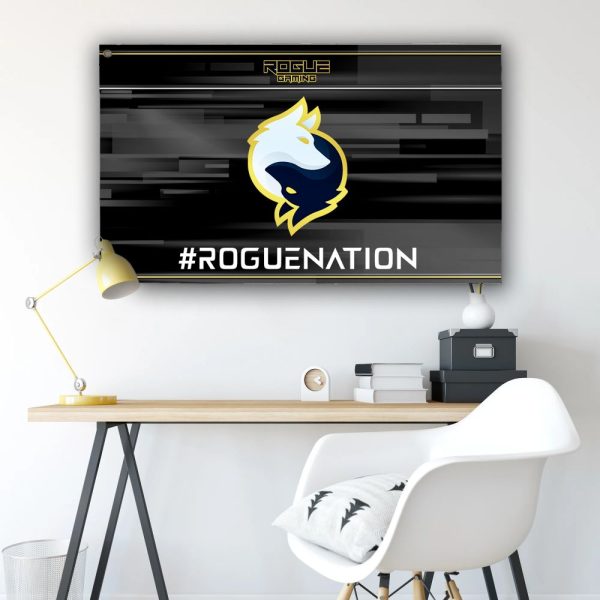 Rogue Gaming Wall Flag