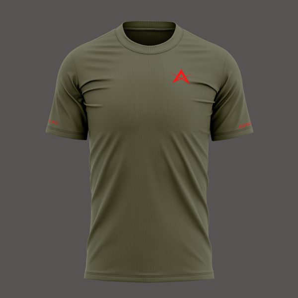 Annex Esports Khaki Casual Tee Embroidered - Image 3