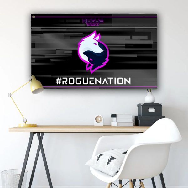 Rogue Gaming Wall Flag - Image 4