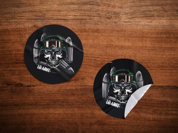 Lid Army Pack of 4 Stickers