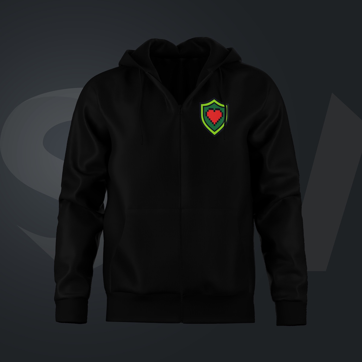 The Great Minecraft Race - Casual Zip Hoodie