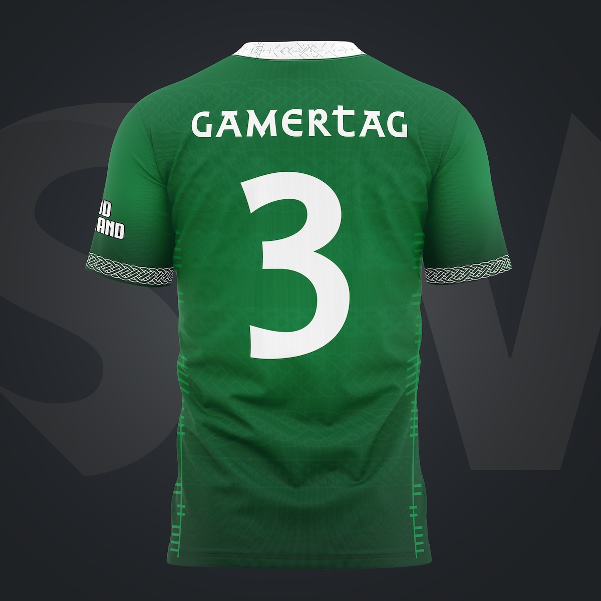 COD Ireland Green - Pro Crew Neck Jersey - Image 2