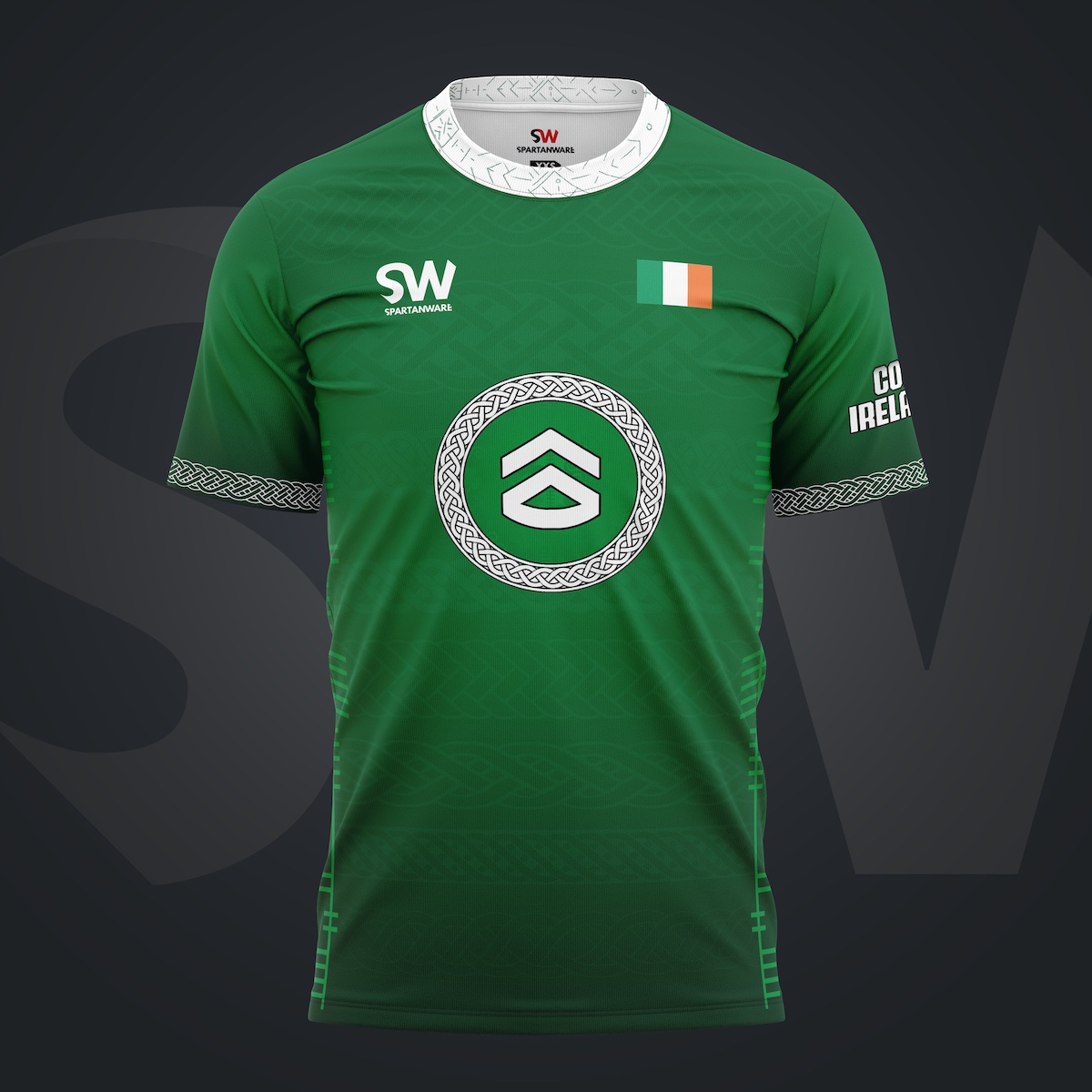 COD Ireland Green - Pro Crew Neck Jersey