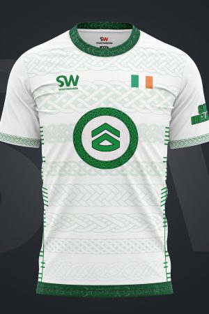 COD Ireland White - Pro Crew Neck Jersey