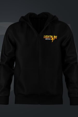 Lightning Media - Casual Zip Hoodie