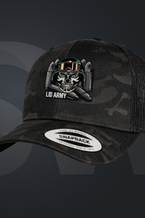 Lid Army - Black Multicam Trucker Cap