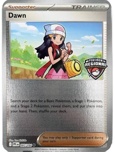 Dawn (PFL 087) Phantasmal Flames - Pokemon Regional Stamp - NM