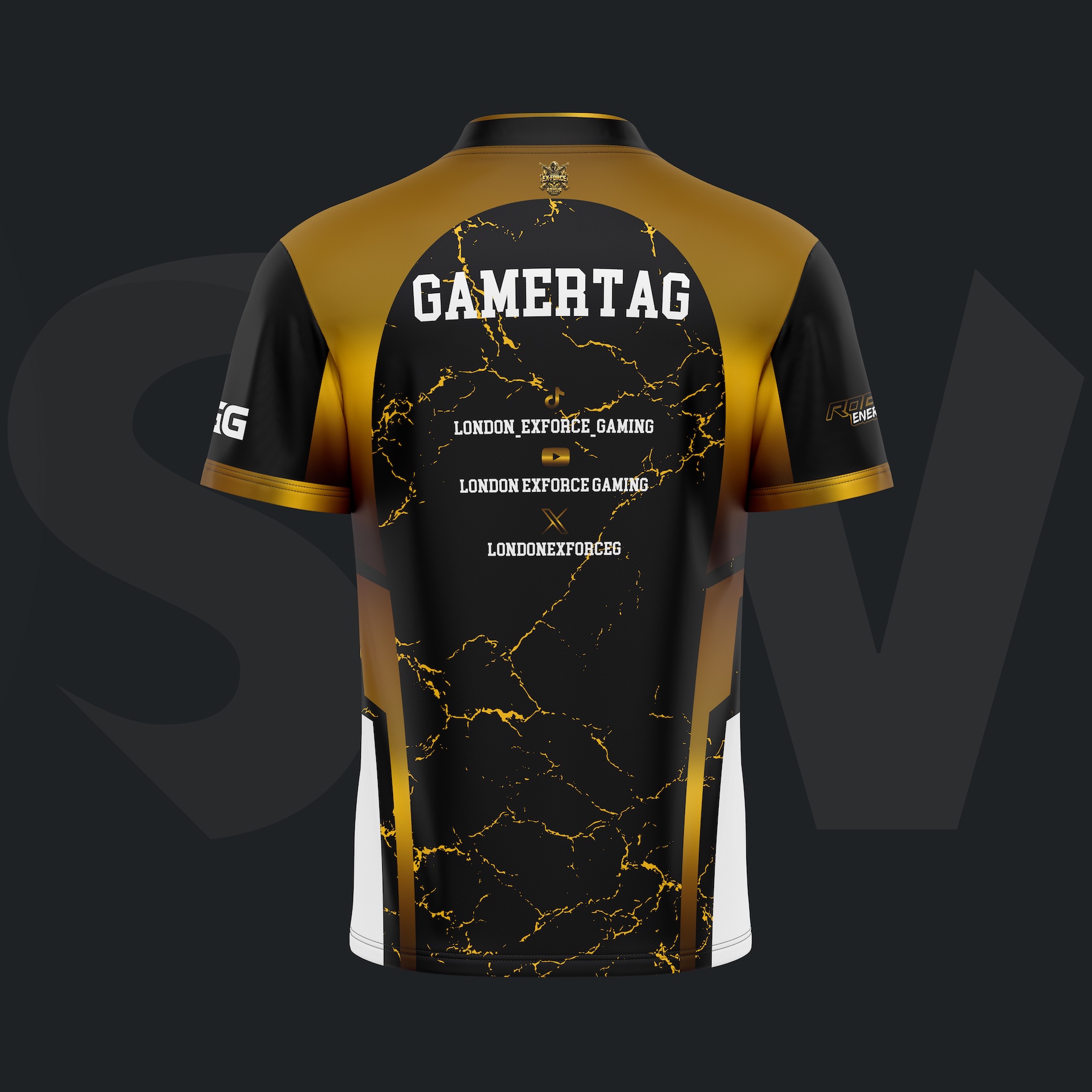 London Ex-Force Champions - Pro V Neck Jersey - Image 2