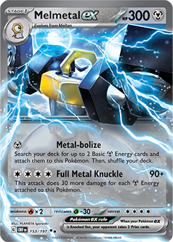 Melmetal ex (OBF 153) Obsidian Flames - NM