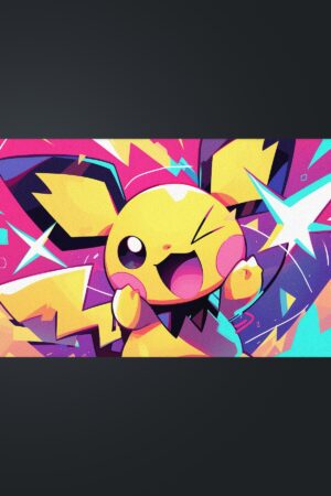 Neon Spark Playmat