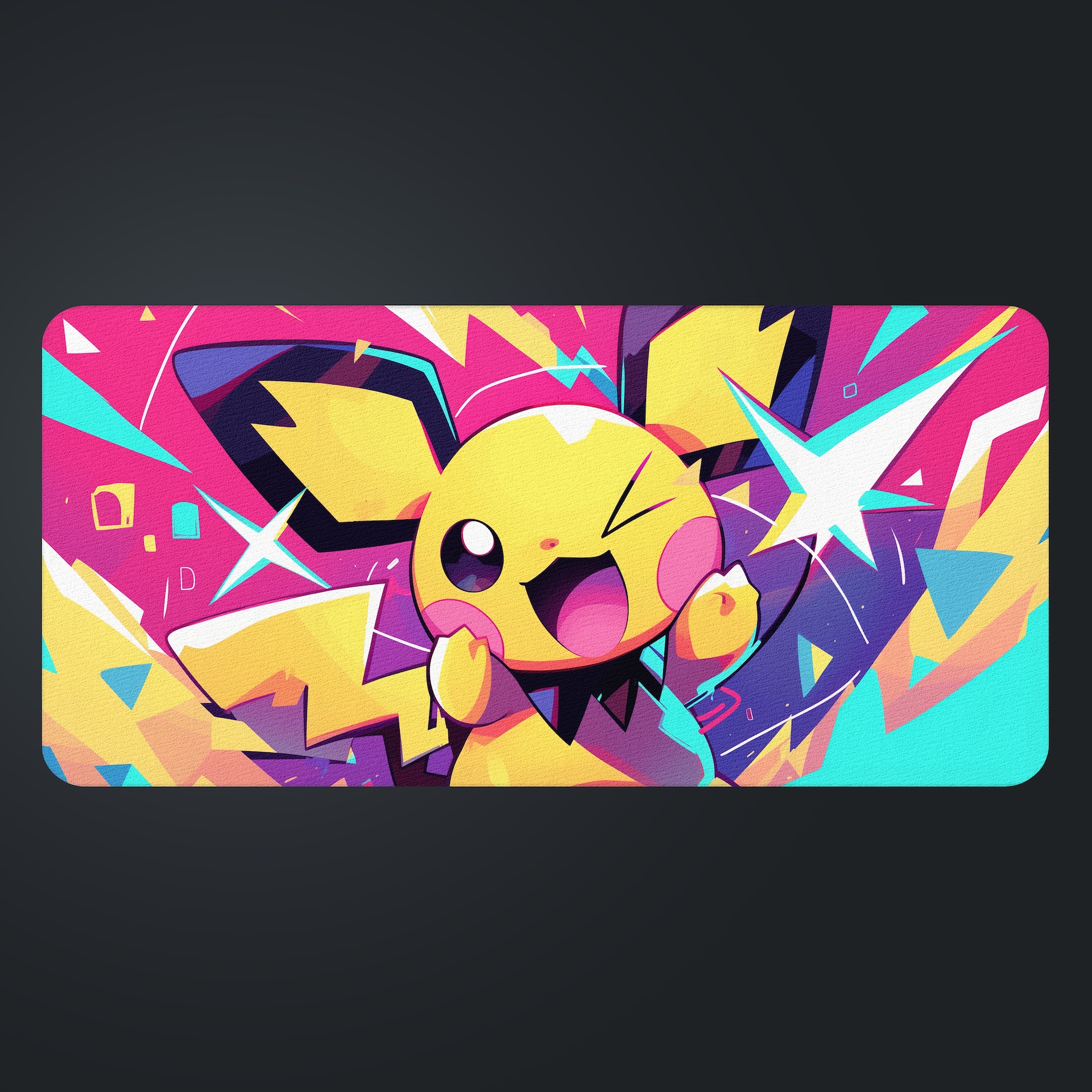 Neon Spark Playmat