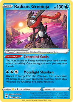 Radiant Greninja (ASR 046) Astral Radiance - NM