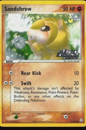 Sandshrew (TRR 74) EX Team Rocket Returns - NM