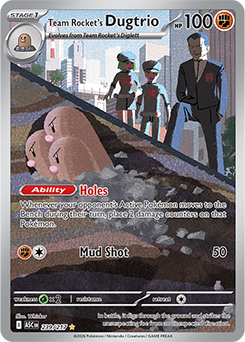 Team Rocket's Dugtrio (ASC 239) Ascended Heroes - NM