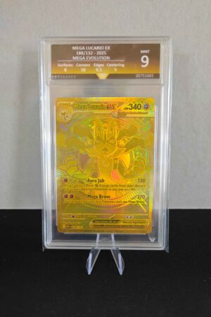 GetGraded 9 - Mega Lucario EX - 188/132 - Mega Evolution