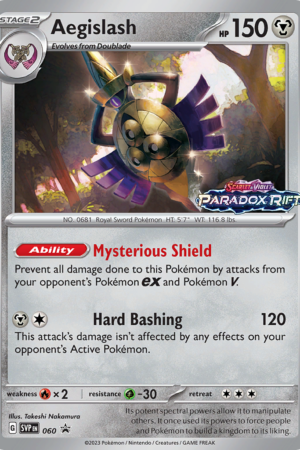 Aegislash - Scarlet & Violet Black Star Promos - #60