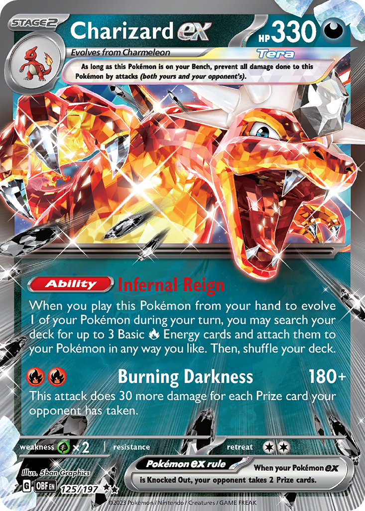 Charizard ex - Obsidian Flames - #125