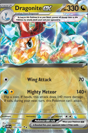Dragonite ex - Obsidian Flames - #159