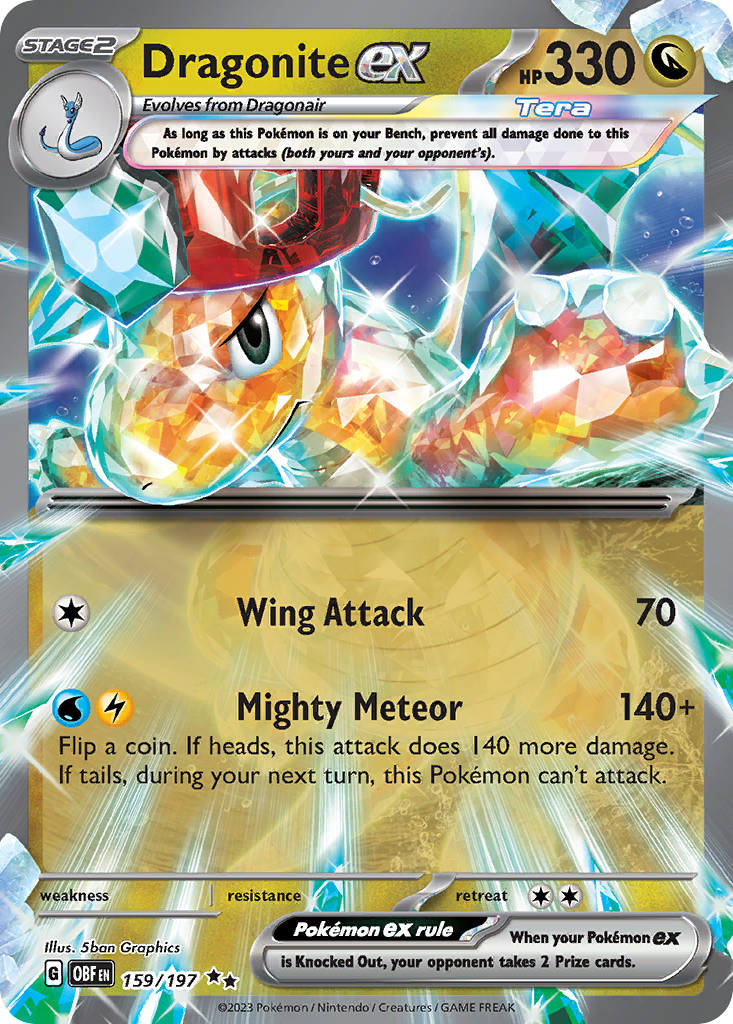 Dragonite ex - Obsidian Flames - #159