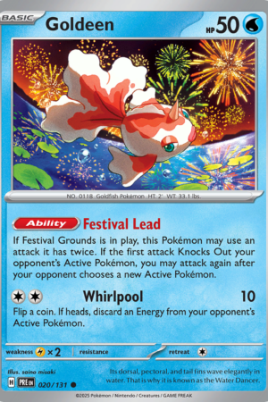 Goldeen - Prismatic Evolutions - #20 - Pokeball