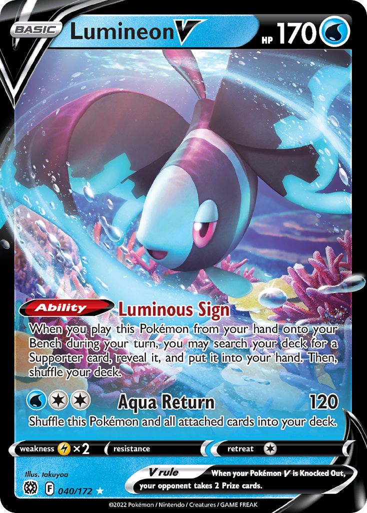 Lumineon V - Brilliant Stars - #40 - Play Stamp
