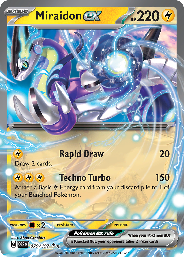 Miraidon ex - Obsidian Flames - #79