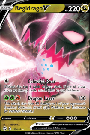Regidrago V - Silver Tempest - #135
