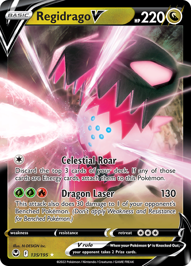 Regidrago V - Silver Tempest - #135