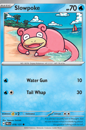 Slowpoke - Prismatic Evolutions - #18 - Pokeball