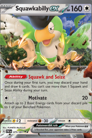 Squawkabilly ex - Paldean Fates - #75