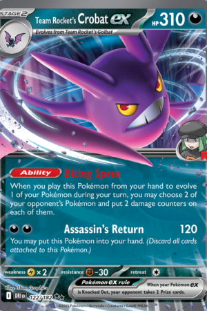 Team Rocket's Crobat ex - Destined Rivals - #122