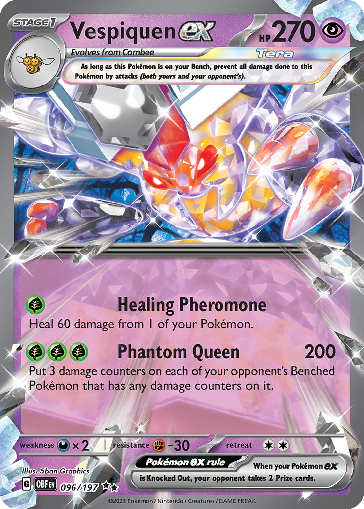 Vespiquen ex - Obsidian Flames - #96