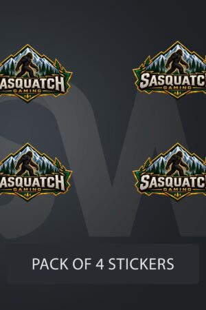Sasquatch Gaming - Pack of 4 Stickers