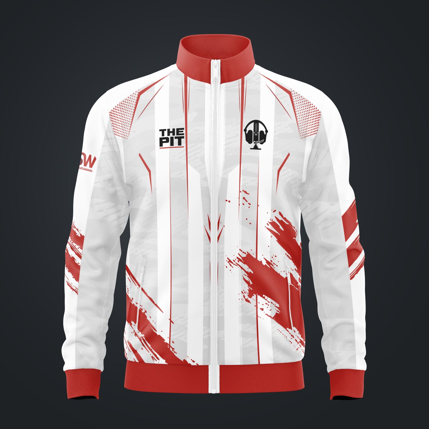 The Pit Esports - Pro Zip Jacket - White