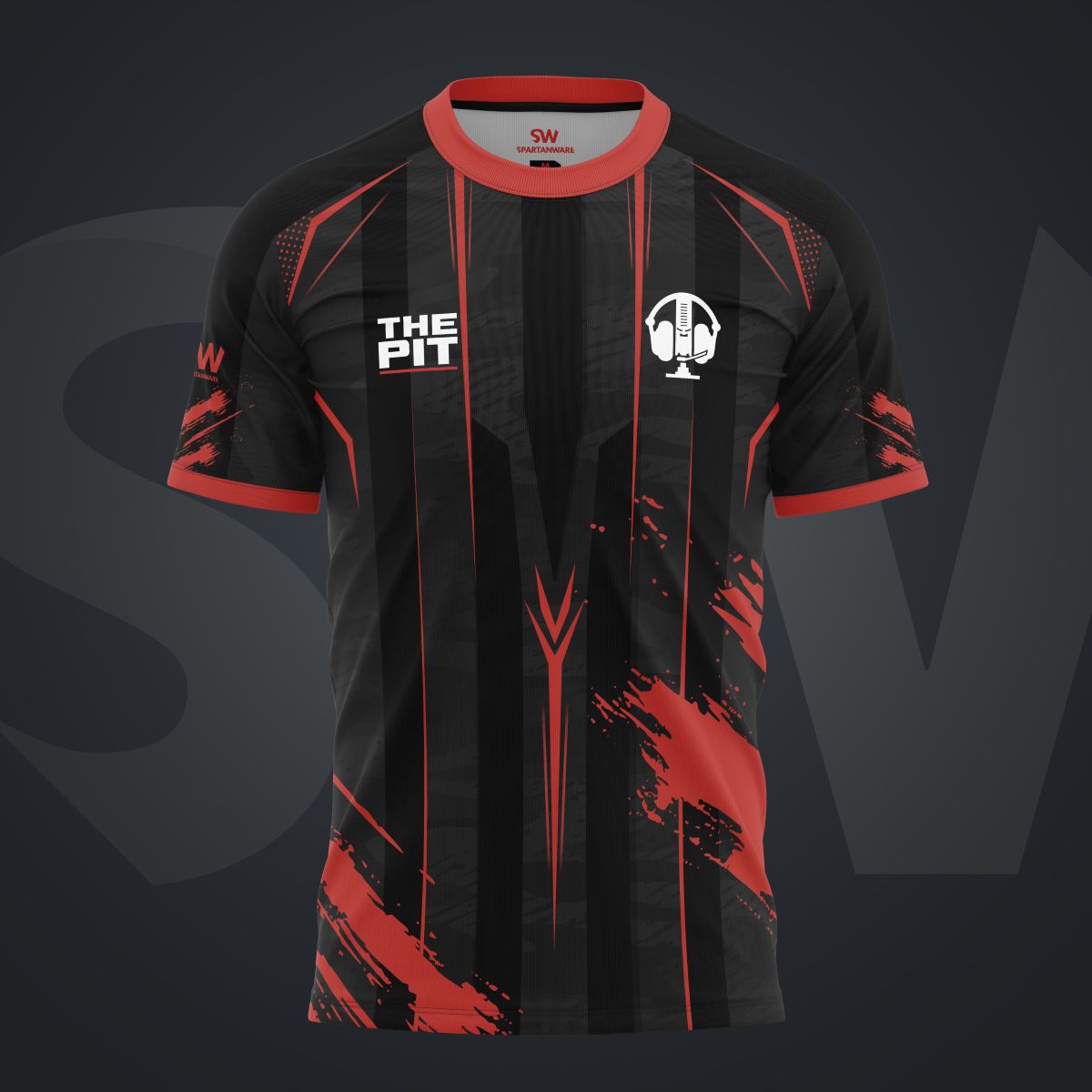 The Pit Esports - Pro Crew Neck Jersey - Black