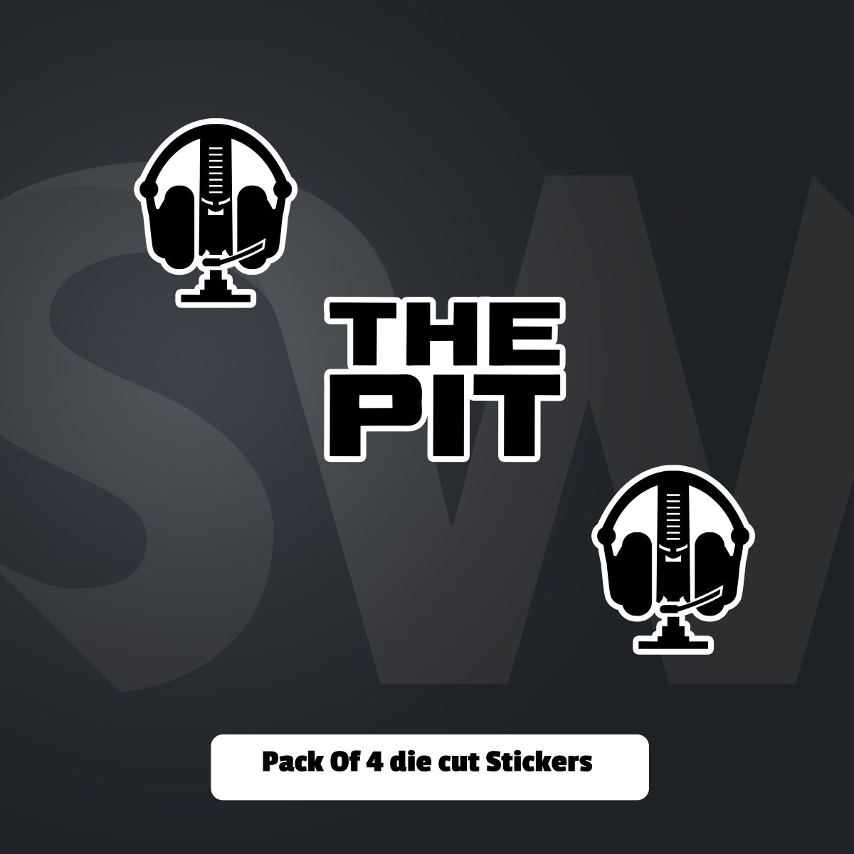 The Pit Esports -  Pack of 4 Stickers