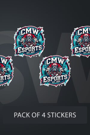 CMW Esports -  Pack of 4 Stickers