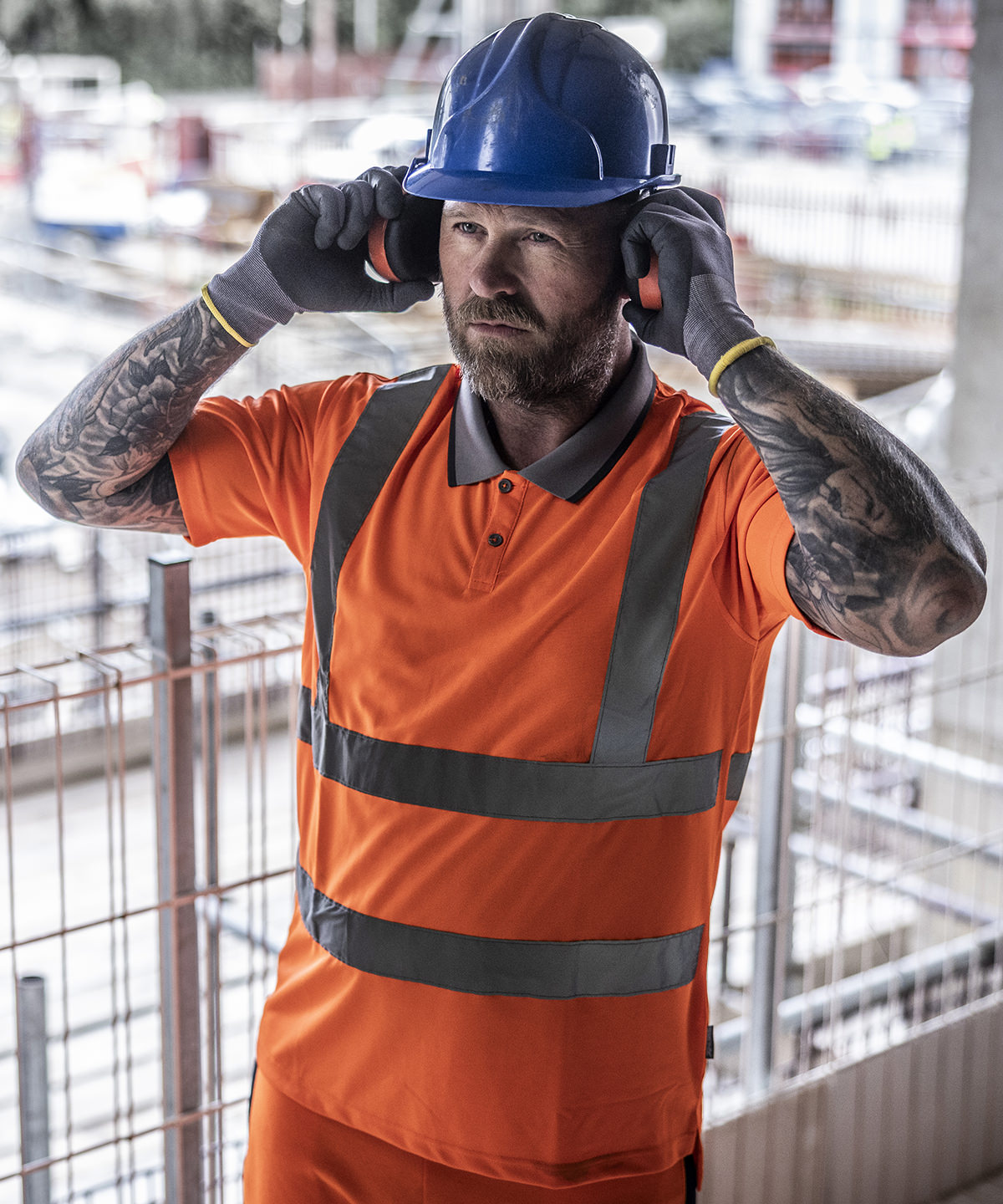 Hi-vis Pro contract polo — RG476